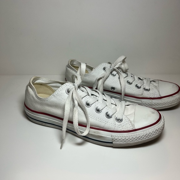 Converse Chuck Taylor All Star Ox Optic White - Pre-Owned, Women's Size 7 M7652 - Picture 2 of 6